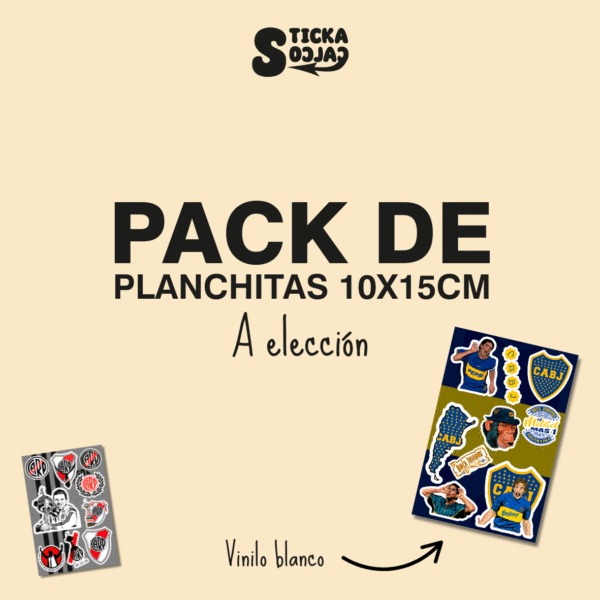 Planchas 10x15 <p> vinilo blanco
