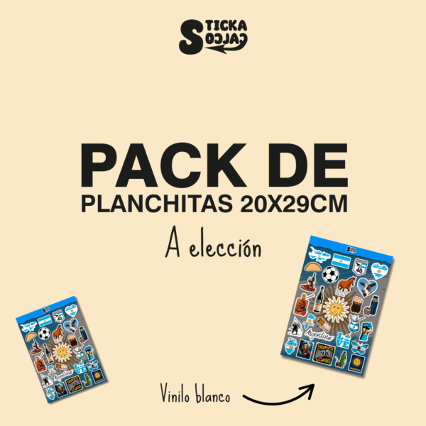 Planchas 20x30 <p> vinilo blanco
