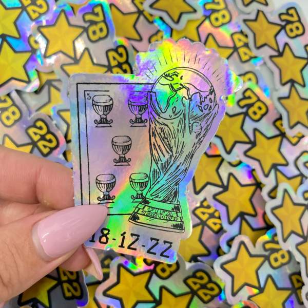 Pack stickers a elección (5cm)<p> vinilo holografico